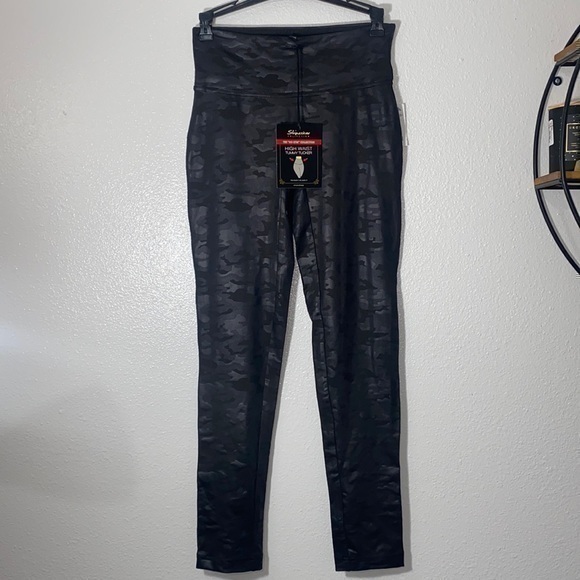 Shinestar Pants - Shinestar High Waist Tummy Tuck Leggings Medium Black NWT